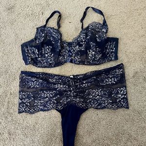 Lane Bryant Cacique bra and panty set